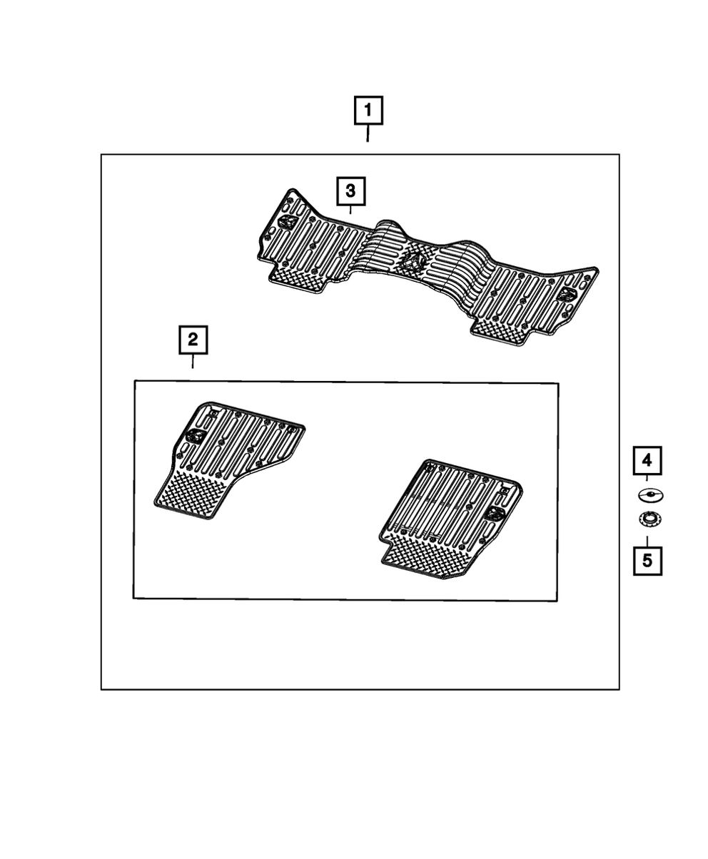 Mopar Mat Kit 1 2 Row B