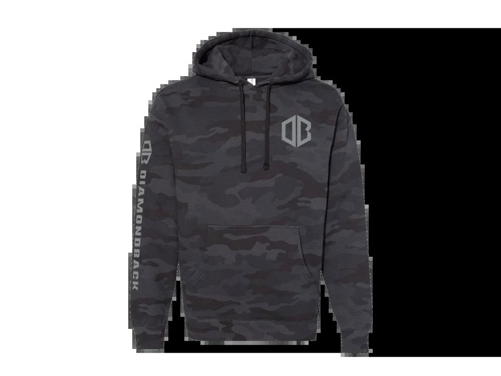 BHO D 3C383E L Diamondback Black Camo Hoodie